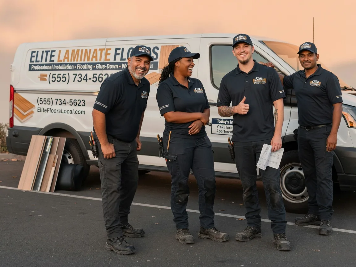 Laminate flooring installation company in Moffett, OK
